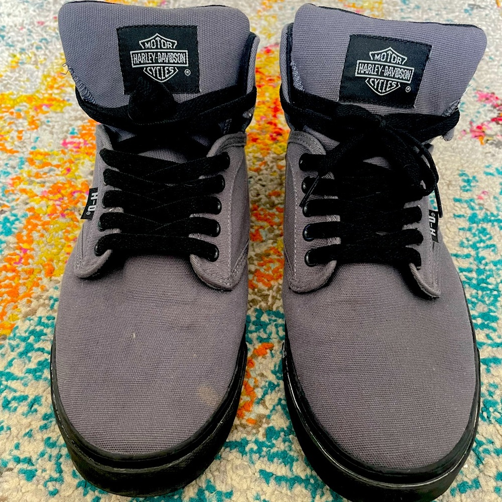 Harley Davidson high top motorcycle shoes